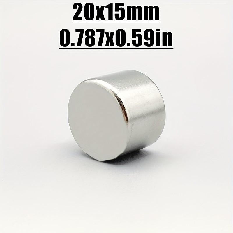 20pcs 20x15mm Neodymium Magnet N35 NdFeB Round Strong Permanent Magnetic Disc