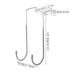 S Shaped Stainless Steel Hooks for Kitchens, Bathrooms, Dormitory Cabinets