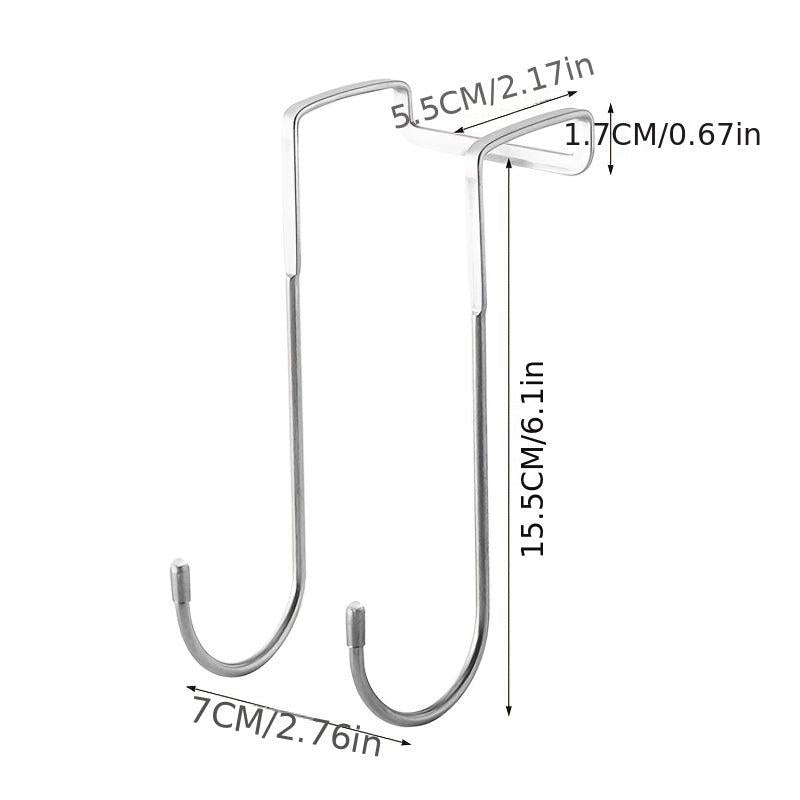 S Shaped Stainless Steel Hooks for Kitchens, Bathrooms, Dormitory Cabinets
