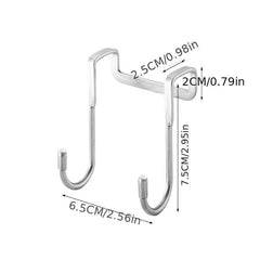S Shaped Stainless Steel Hooks for Kitchens, Bathrooms, Dormitory Cabinets