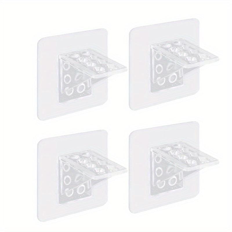4pcs Toilet Partition Bracket Fixed Shelf Holder Wall 90 Degree