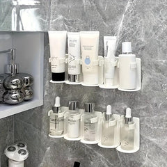 Facial Cleanser Holder Punch Bathroom MirrorCabinet Skin Care Shelf