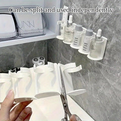 Facial Cleanser Holder Punch Bathroom MirrorCabinet Skin Care Shelf