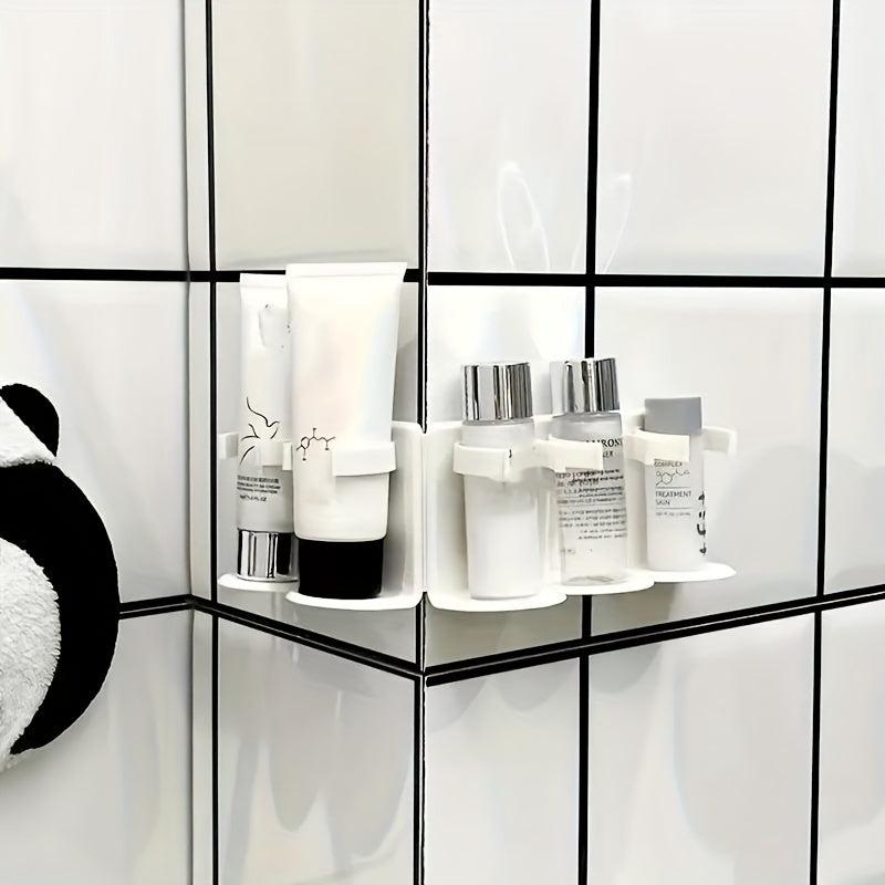 Facial Cleanser Holder Punch Bathroom MirrorCabinet Skin Care Shelf