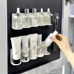 Facial Cleanser Holder Punch Bathroom MirrorCabinet Skin Care Shelf