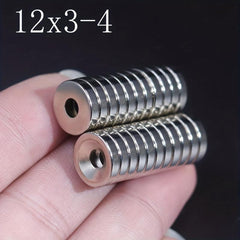 10pcs Neodymium Magnet 12x3mm N35 Round