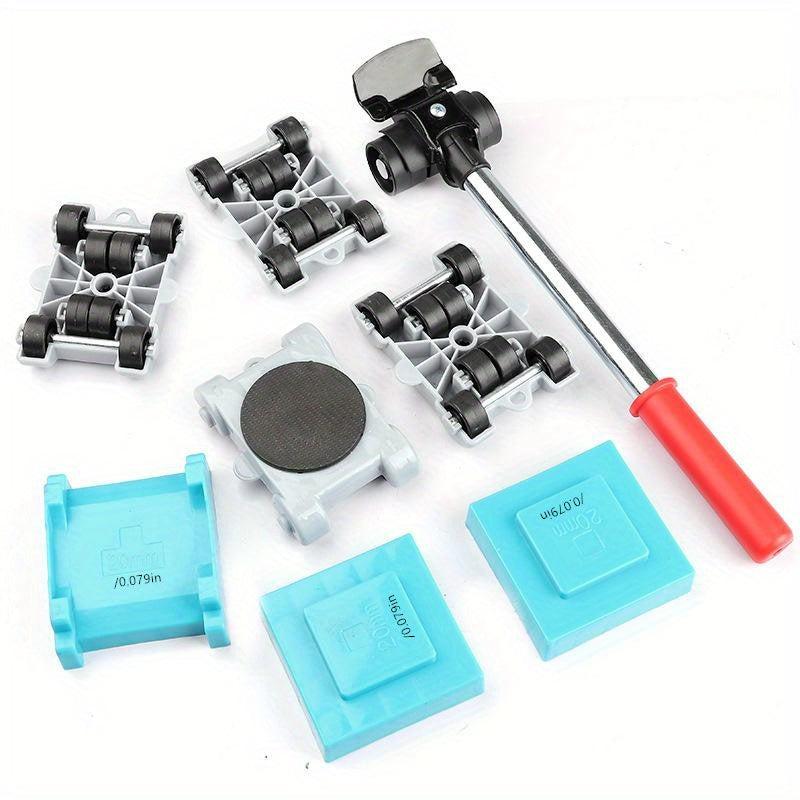 Professional Furniture Mover Tool Set with Wheel Bar for Heavy Stuffs Transport
