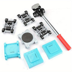 Professional Furniture Mover Tool Set with Wheel Bar for Heavy Stuffs Transport