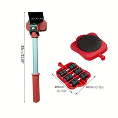 Professional Furniture Mover Tool Set with Wheel Bar for Heavy Stuffs Transport