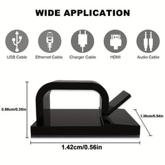 Self Adhesive Cable Management Clips 20pcs