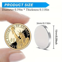 20pcs 15x3mm N35 Neodymium Magnet Disc