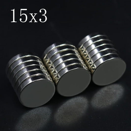 20pcs 15x3mm N35 Neodymium Magnet Disc