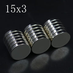 20pcs 15x3mm N35 Neodymium Magnet Disc