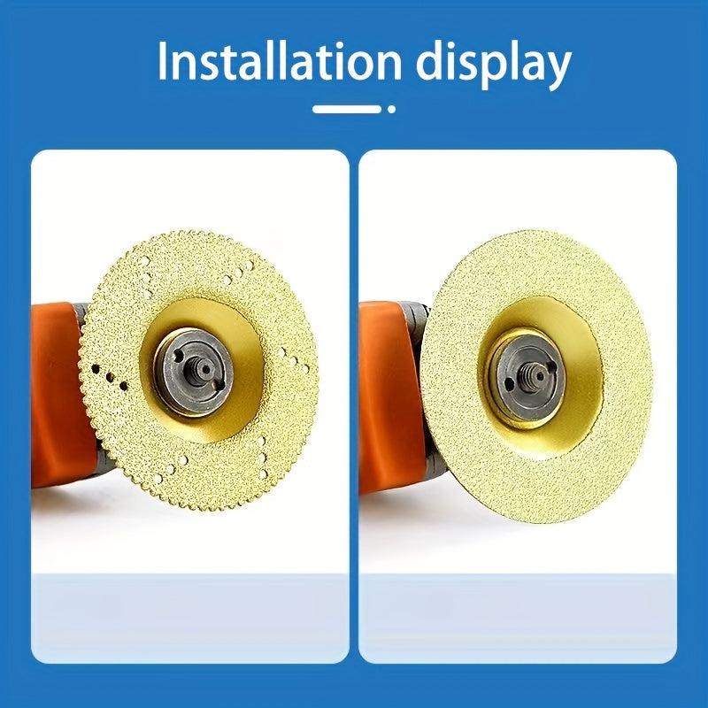 4 Inch Vacuum Brazed Diamond Saw Blade for Ceramic Glass Tile Jade Marble