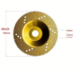 4 Inch Vacuum Brazed Diamond Saw Blade for Ceramic Glass Tile Jade Marble
