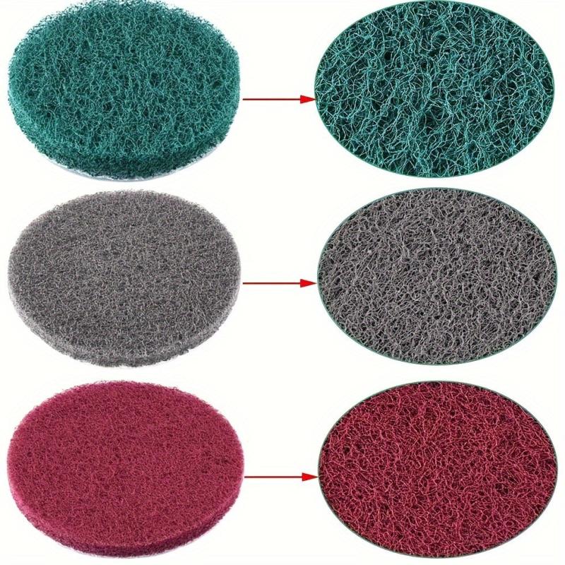 11pcs Power Scouring Pads Cleaning Brush Kit 10-16cm for Kitchen Bathroom Auto