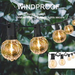 10pcs String Light Hooks with Safety Buckles for Hanging Patio Lights