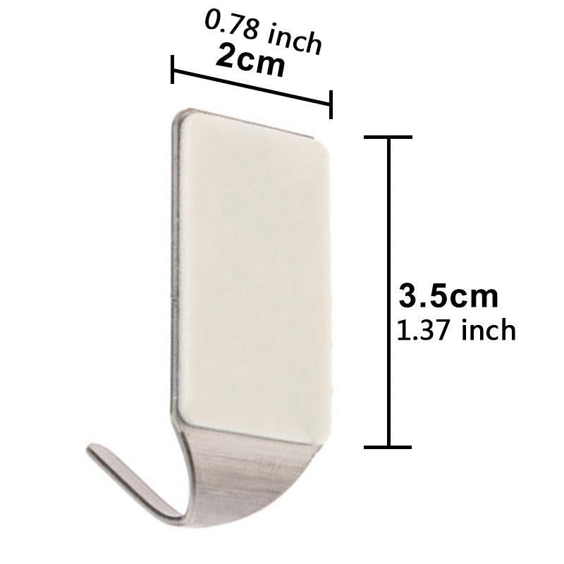 Self Adhesive Stainless Steel Towel Hook