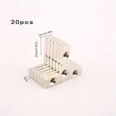 Rectangular Strong Magnetic F20X10X3 4 5mm NdFeB Strong Magnet