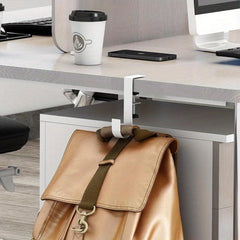 Adjustable Desk Edge Hook Office Desktop Edge Hanging Bag Hook