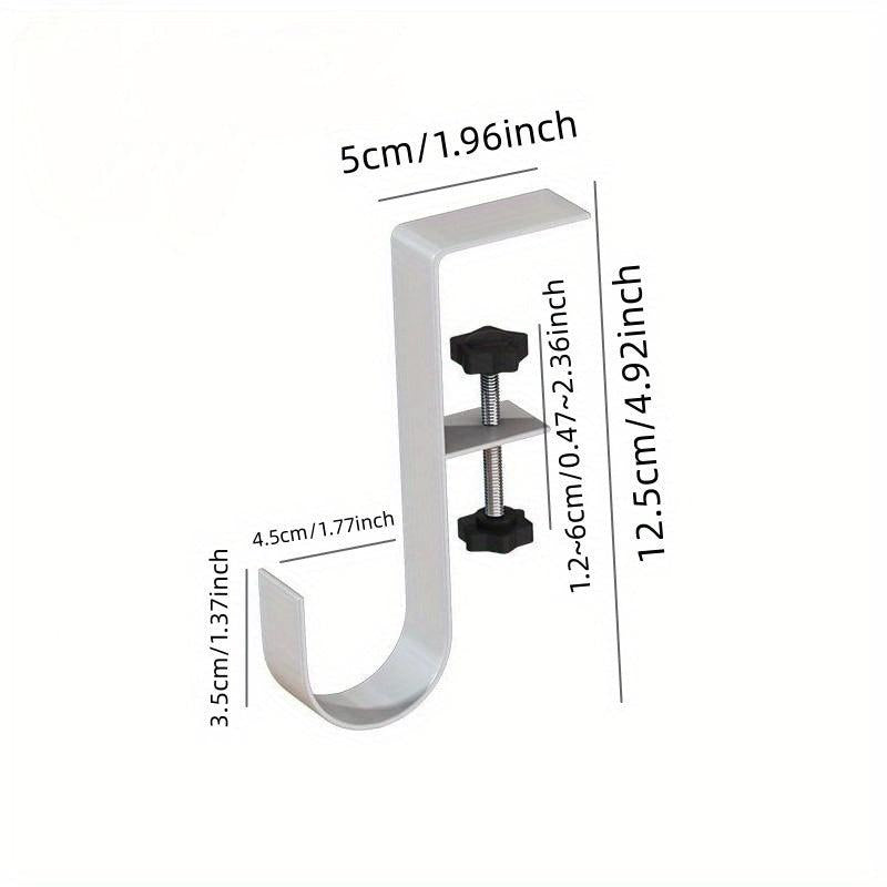 Adjustable Desk Edge Hook Office Desktop Edge Hanging Bag Hook