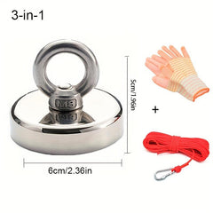 Neodymium Magnet Salvager Set 90 72KG Pulling Force