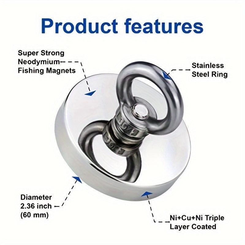 Neodymium Magnet Salvager Set 90 72KG Pulling Force