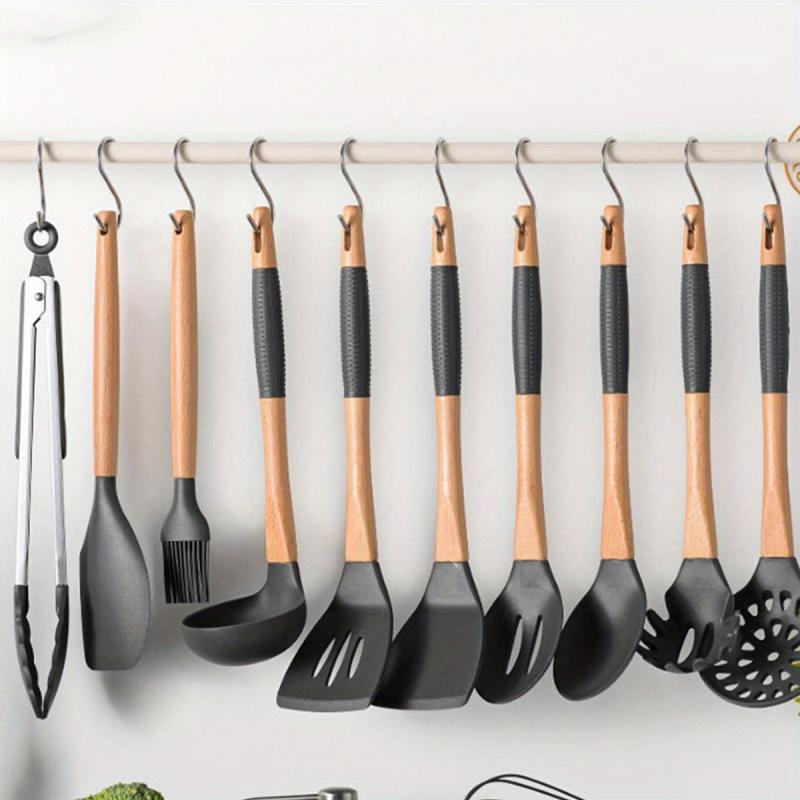 10pcs Kitchen Storage Wardrobe Hook Set