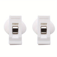 2pcs Towel Card Holder Clip for Car Ticket with Suction Cup Bracket