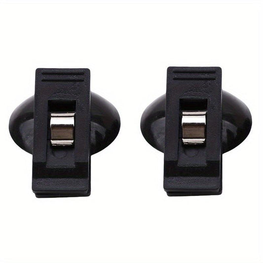2pcs Towel Card Holder Clip for Car Ticket with Suction Cup Bracket