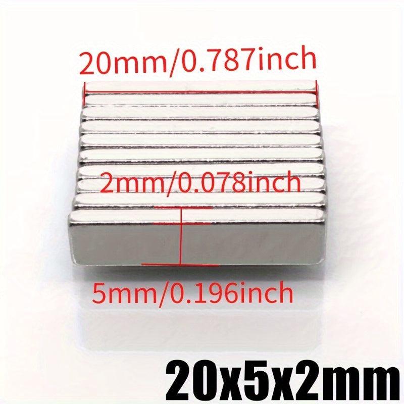 10pcs Neodymium Magnets 20x5x2mm N35 Strong