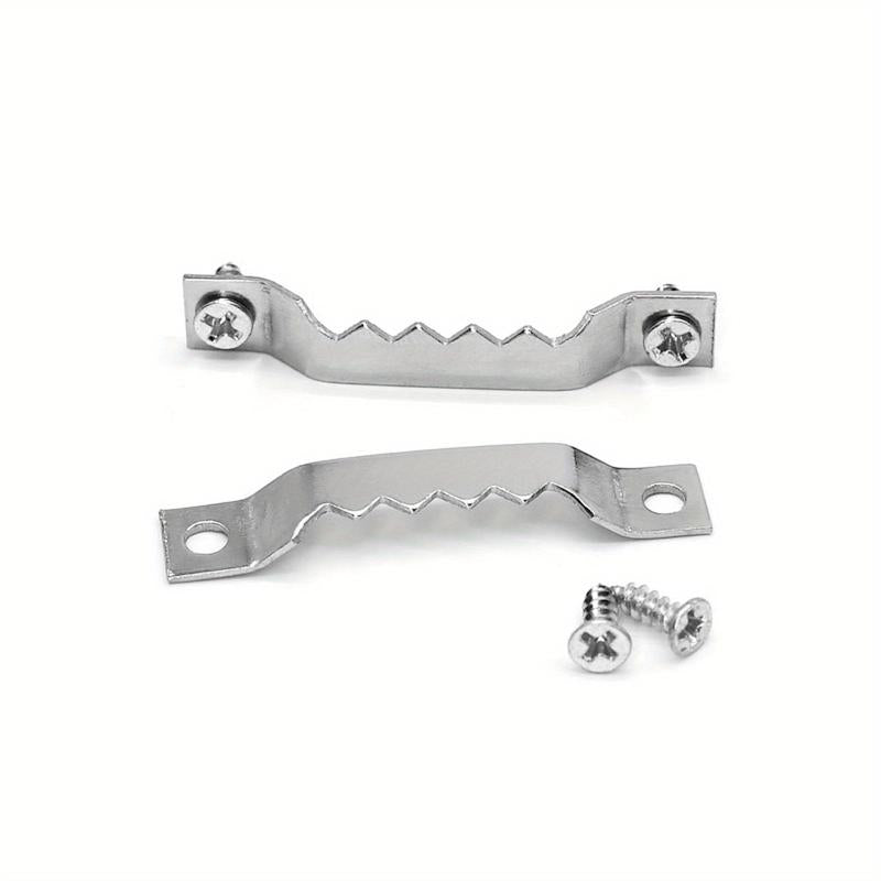 50 Packs Sawtooth Picture Frame Hangers with Screws for Clocks Paintings Artwork