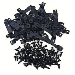 50 Packs Sawtooth Picture Frame Hangers with Screws for Clocks Paintings Artwork