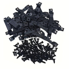 50 Packs Sawtooth Picture Frame Hangers with Screws for Clocks Paintings Artwork