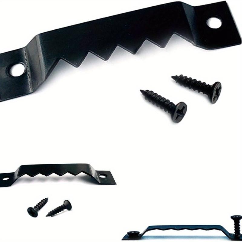 50 Packs Sawtooth Picture Frame Hangers with Screws for Clocks Paintings Artwork