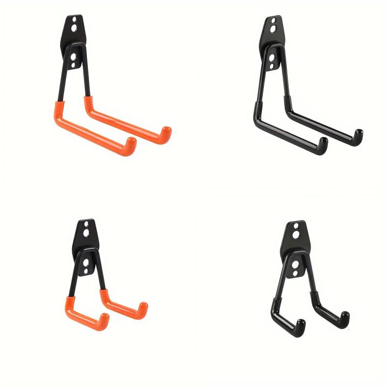 Garage Storage Utility Hooks Wall Mount Steel Hooks Pack Orange