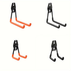 Garage Storage Utility Hooks Wall Mount Steel Hooks Pack Orange