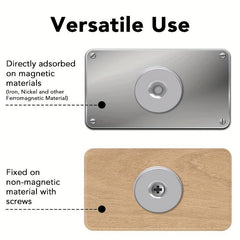 30pcs 10x3mm Neodymium Magnets w/ Holes 3mm - Heavy Duty Countersunk Magnets