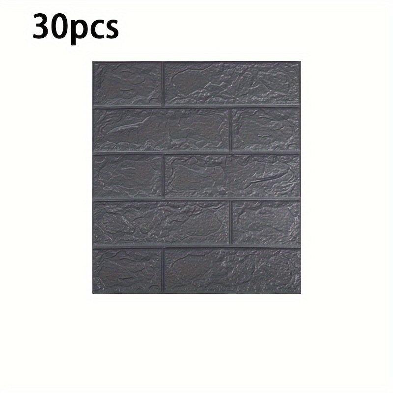 3D Foam Brick Pattern Wallpaper Waterproof Wall Stickers for Bedroom Living Room