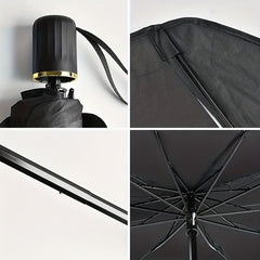 Foldable Car Sun Shade for UV Rays Protection - Front Windshield Visor Protector