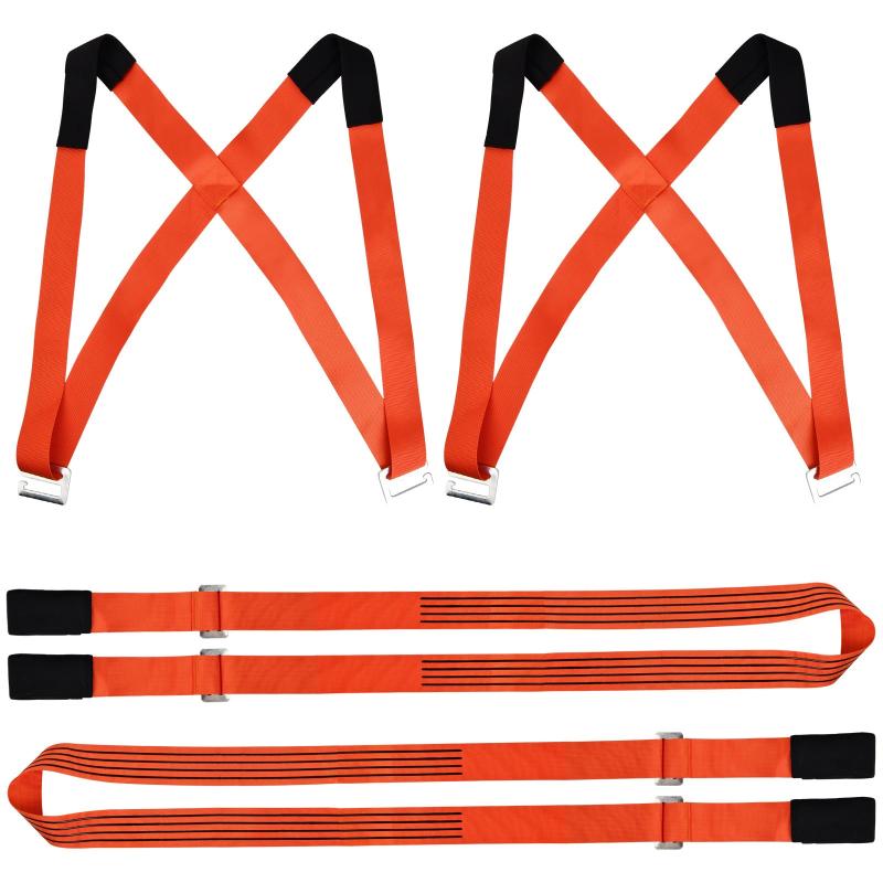 2 Person Furniture Lifting Straps Moving And Handling Belts