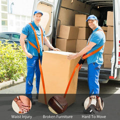 2 Person Furniture Lifting Straps Moving And Handling Belts