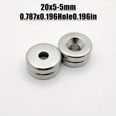 10pcs Neodymium Disc Magnets w/Screws - Heavy Duty Round Pot Rare Earth Magnets
