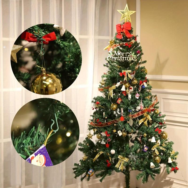 100pcs Christmas Ornament S Hooks Xmas Tree Ball Hanging