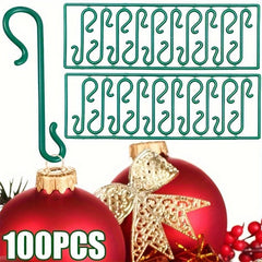 100pcs Christmas Ornament S Hooks Xmas Tree Ball Hanging