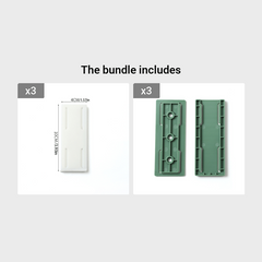Power Strip Holder Fixator for Hotel No Hole Plug in Wall Socket