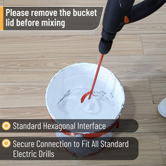 Mud Mixer Paint Stirrer For Drill Paint Mixer For Drill