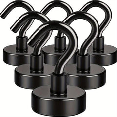 6pcs Magnetic Hook 11 34 KG Strong Neodymium Magnet Hook For Hanging