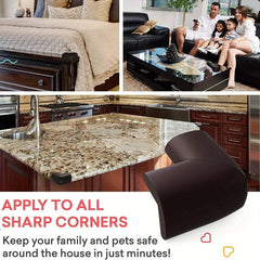 8pcs Soft Corner Guards & Edge Protectors Table Corner Protector