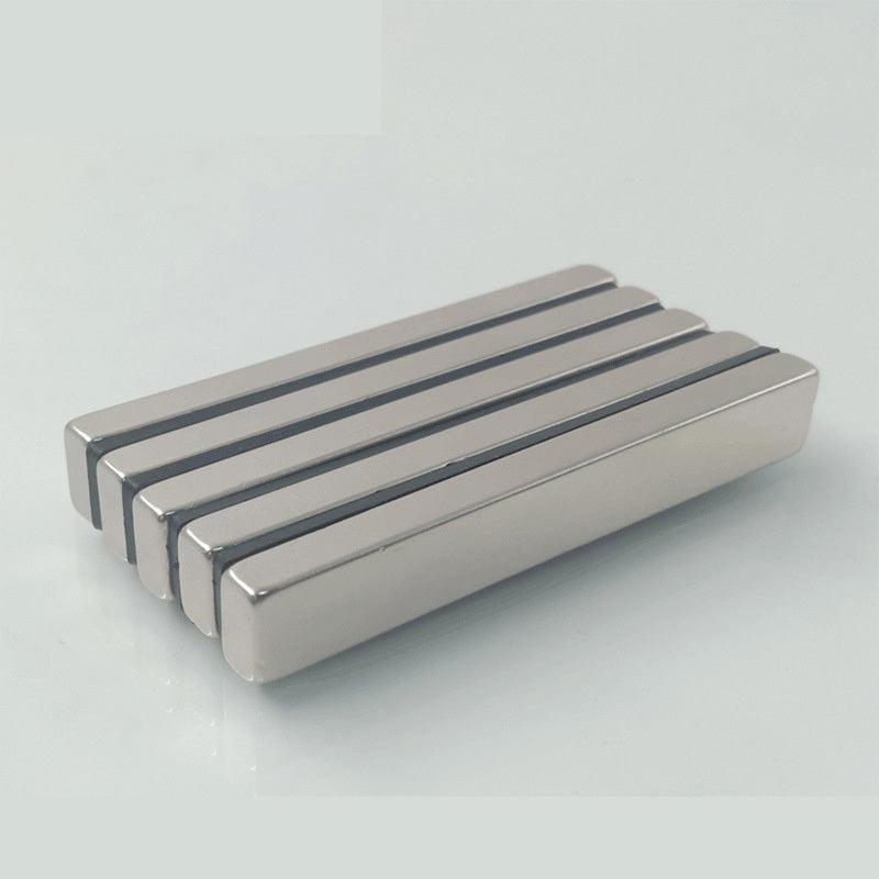 2pcs 60x10x3mm Strong Bar Magnets for Home Office DIY